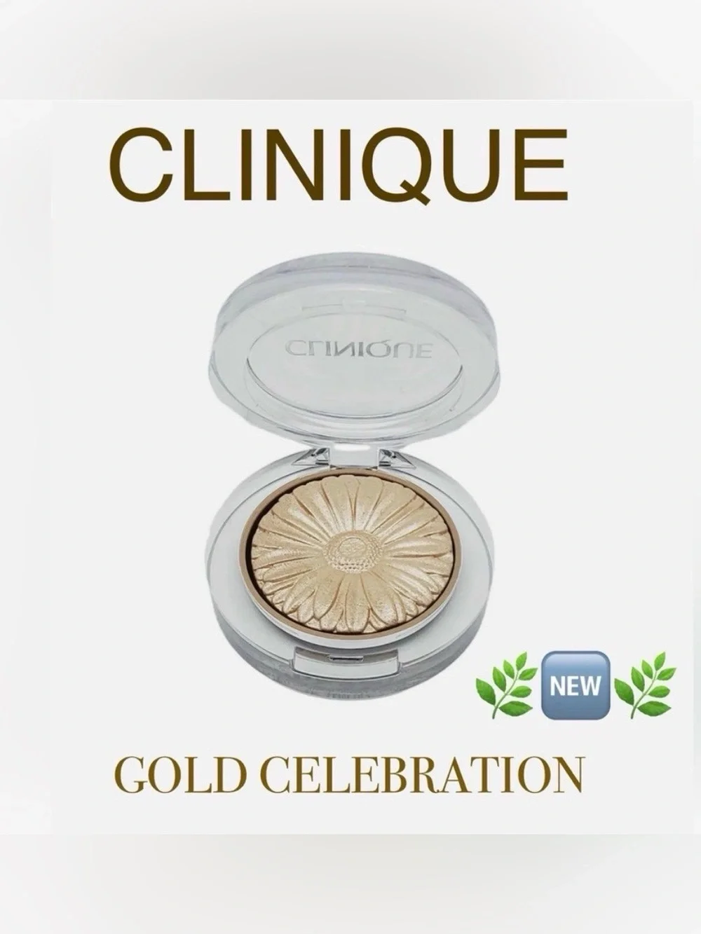 Clinique Cheek Pop Highlighter Gold Celebration Pop Full Size ~NEW~